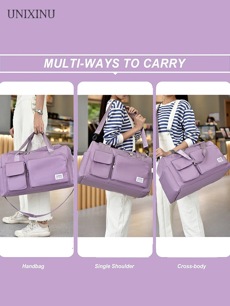 Large Capacity Weekender and Gym Bags for Women