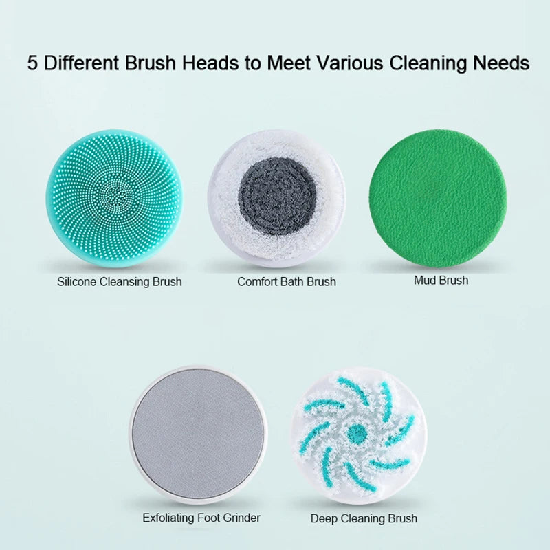 5-in-1 Electric Body & Face Brush