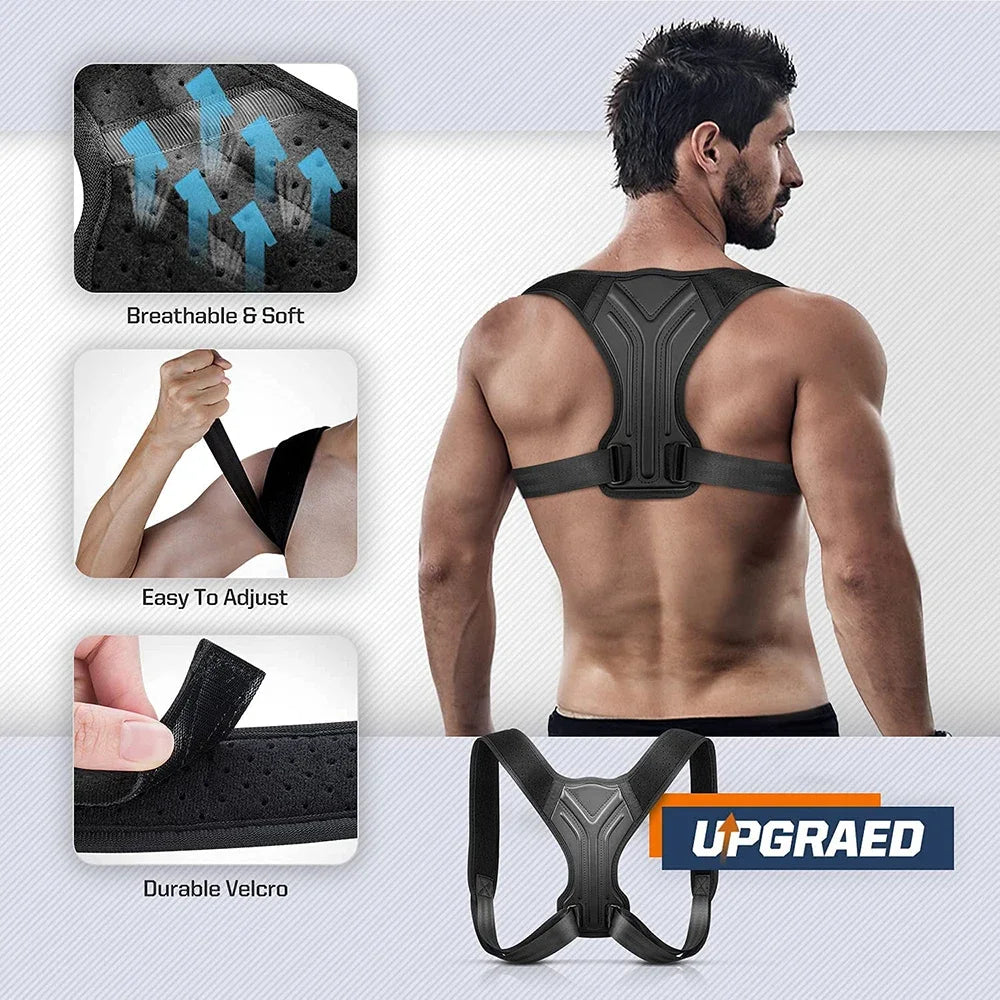 Adjustable Back Shoulder Posture Corrector Belt and Brace