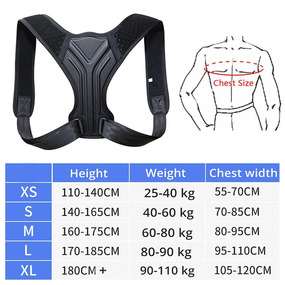 Adjustable Back Shoulder Posture Corrector Belt and Brace