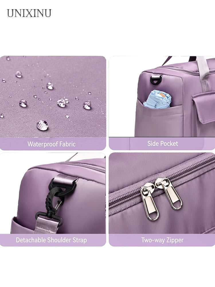 Large Capacity Weekender and Gym Bags for Women