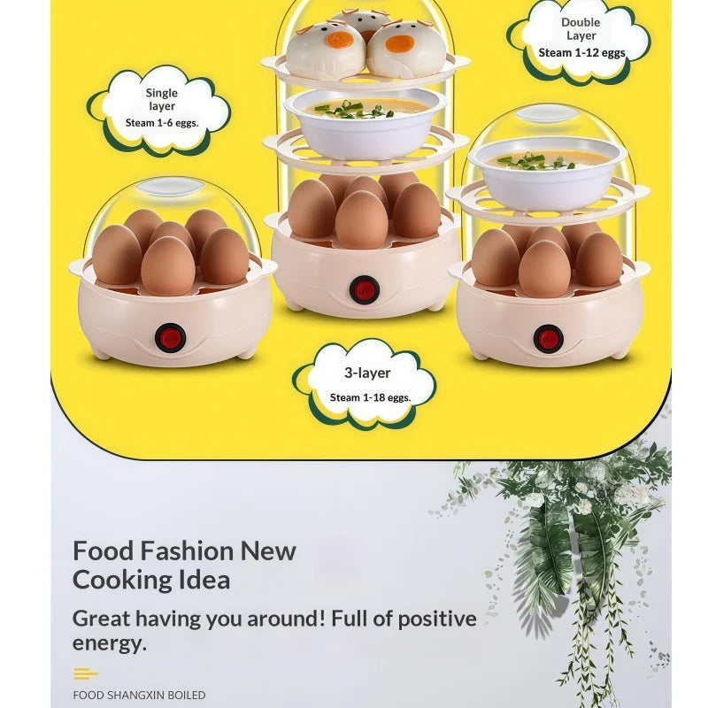 Electric Egg Cooker & Steamer